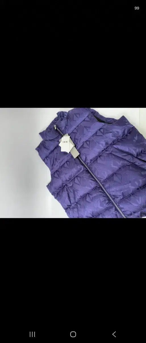 ディオール ダウン ベスト PURPLE パープル