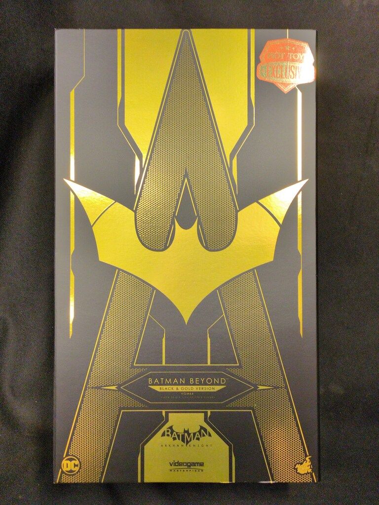 HOTTOYS VIDEOGAME MASTERPIECE BATMAN BEYOND / BLACK & GOLD VERSION VGM64