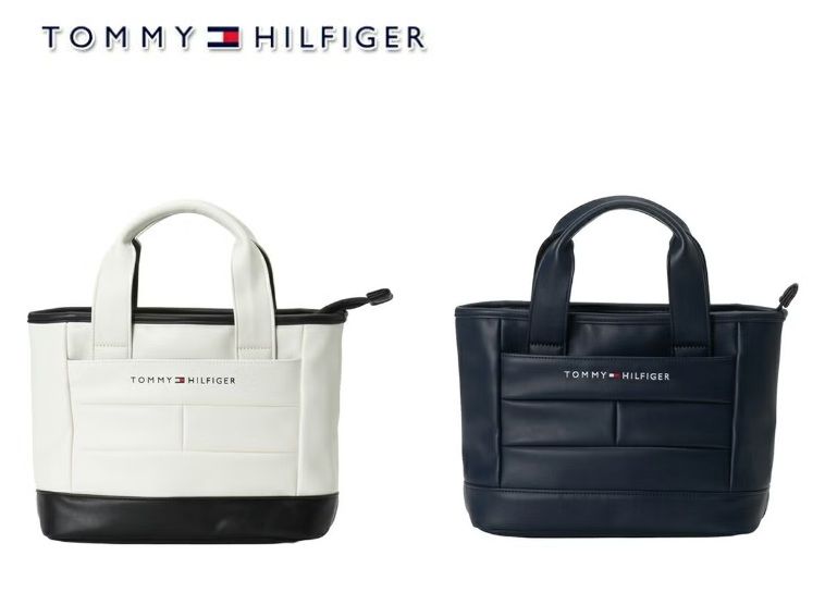 トミー ヒルフィガー ゴルフ THMG6ST7 ラウンドバッグ 合成皮革 PU ゴルフバッグ カートバッグ TOMMY HILFIGER GOLF