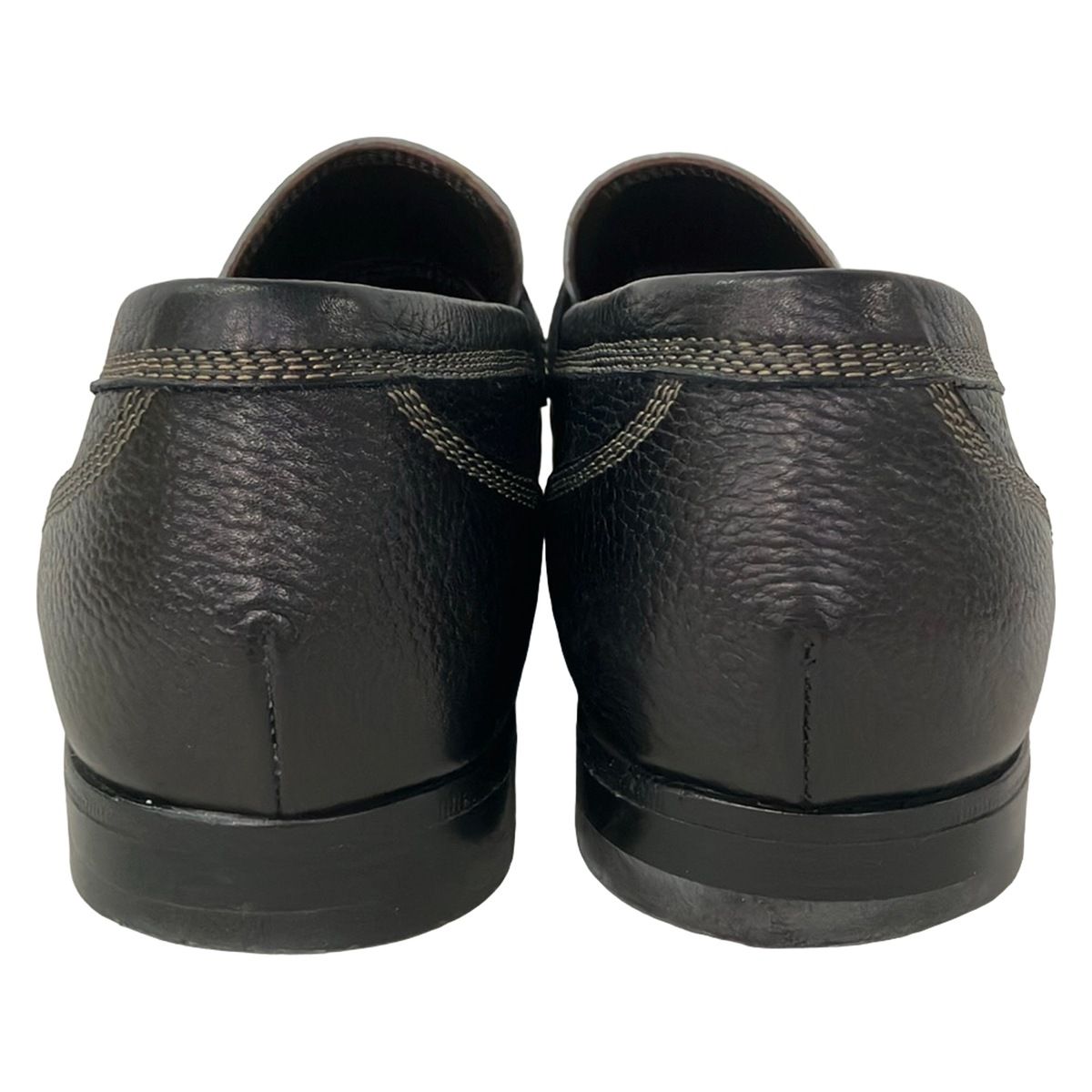 BOTTEGA VENETA(ボッテガヴェネタ) ローファー 42 メンズ - 黒×白 