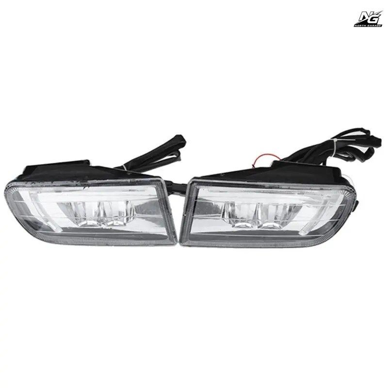 LEDフォグランプアセンブリ フロントDRL デイタイムランニングライト スーパー トヨタ カローラ AE100 AE101 1993-1999