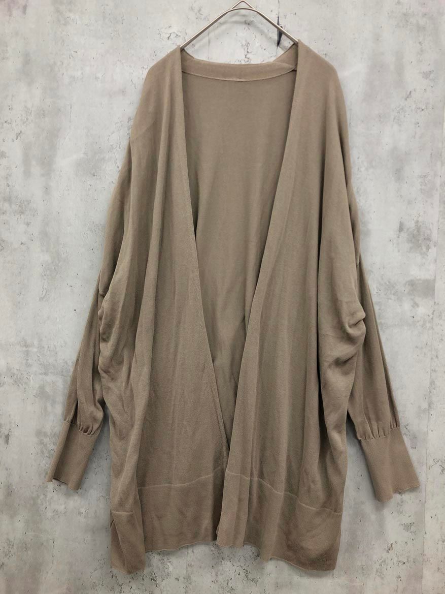 MUSE Deuxieme Classe ドゥーズィエムクラス shake code ショート カーディガン モカベージュ ■◇◎レディース