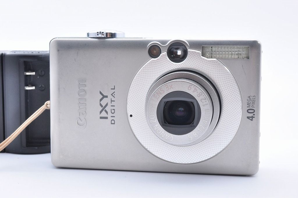 2ヶ月保証付き】Canon IXY DIGITAL 50 シルバー コンパクトデジタル