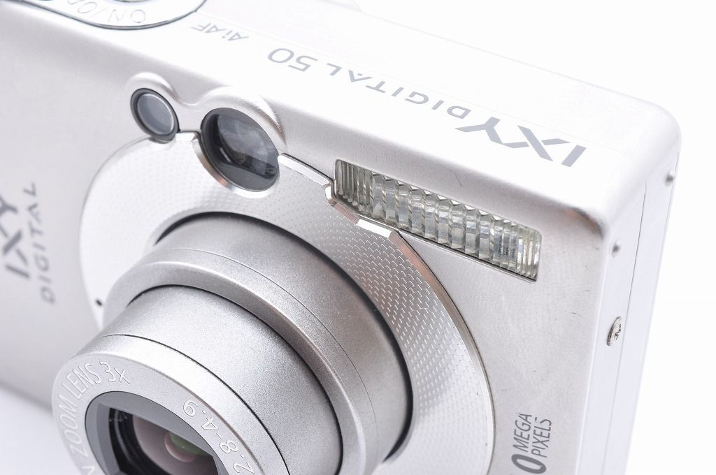 2ヶ月保証付き】Canon IXY DIGITAL 50 シルバー コンパクトデジタル