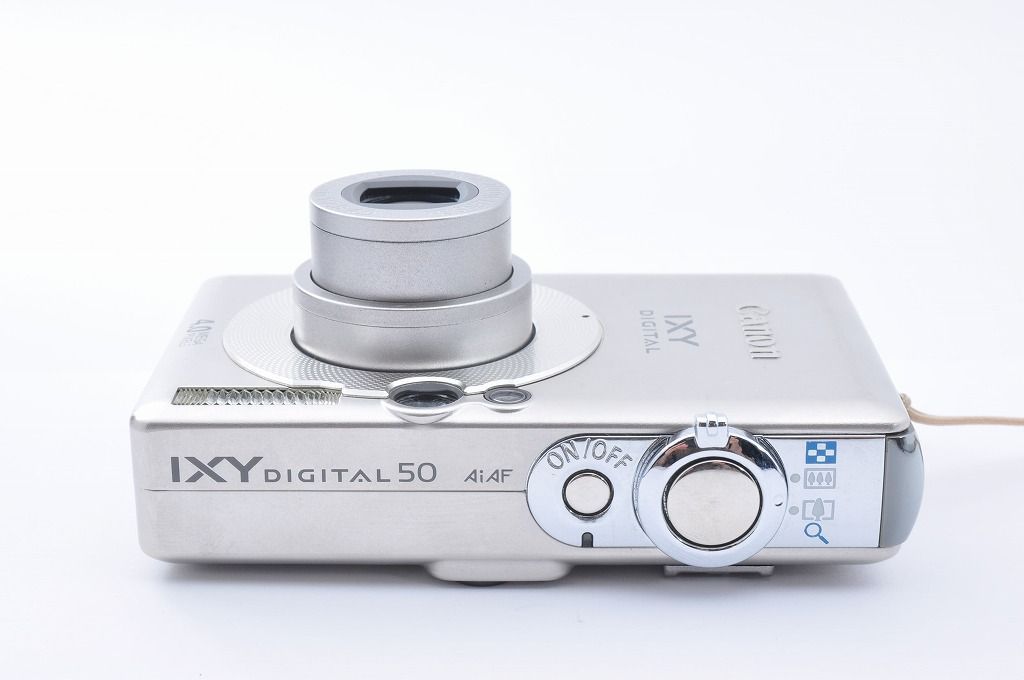 2ヶ月保証付き】Canon IXY DIGITAL 50 シルバー コンパクトデジタル