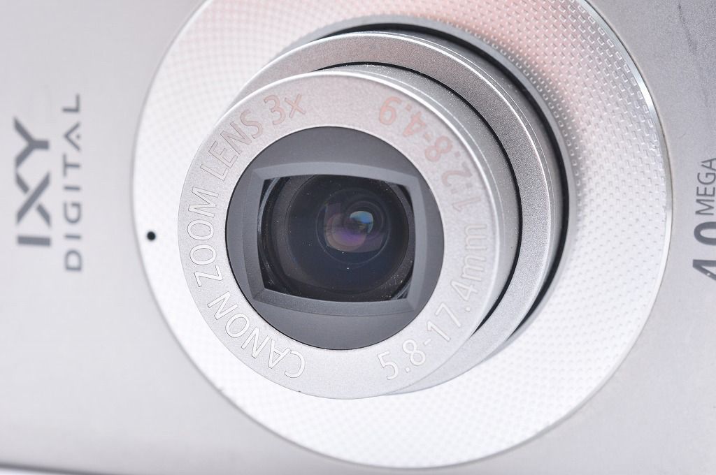 2ヶ月保証付き】Canon IXY DIGITAL 50 シルバー コンパクトデジタル