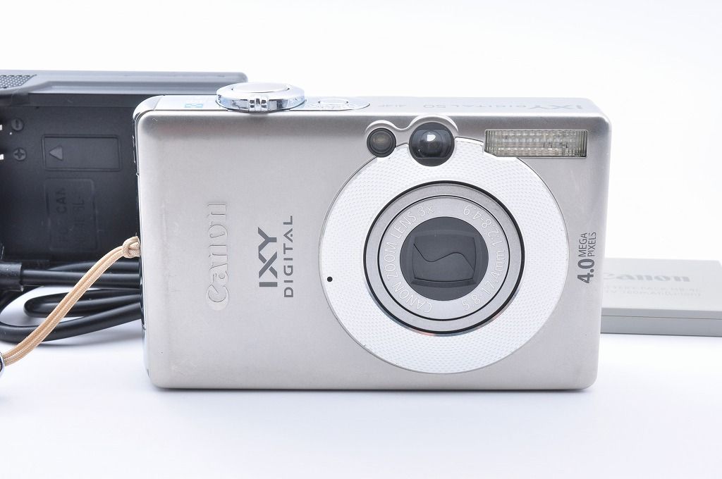 2ヶ月保証付き】Canon IXY DIGITAL 50 シルバー コンパクトデジタル