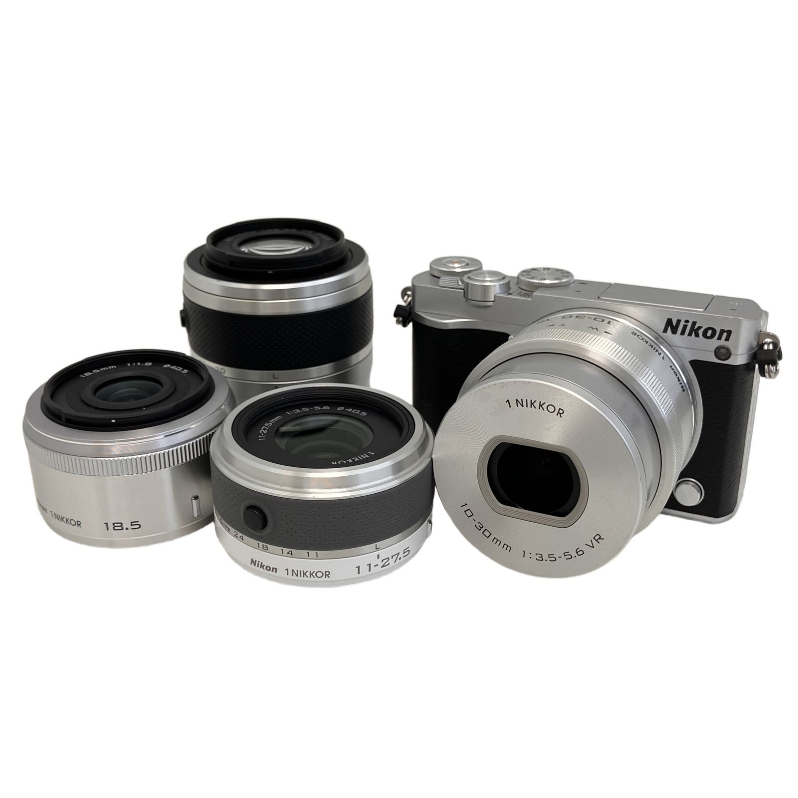 Nikon ニコン 1 J5 ミラーレス 一眼カメラ NIKKOR 10-30mm F3.5-5.6 VR 30-110mm F3.8-5.6 VR ダブルレンズキット 中古 訳ありZ11321830