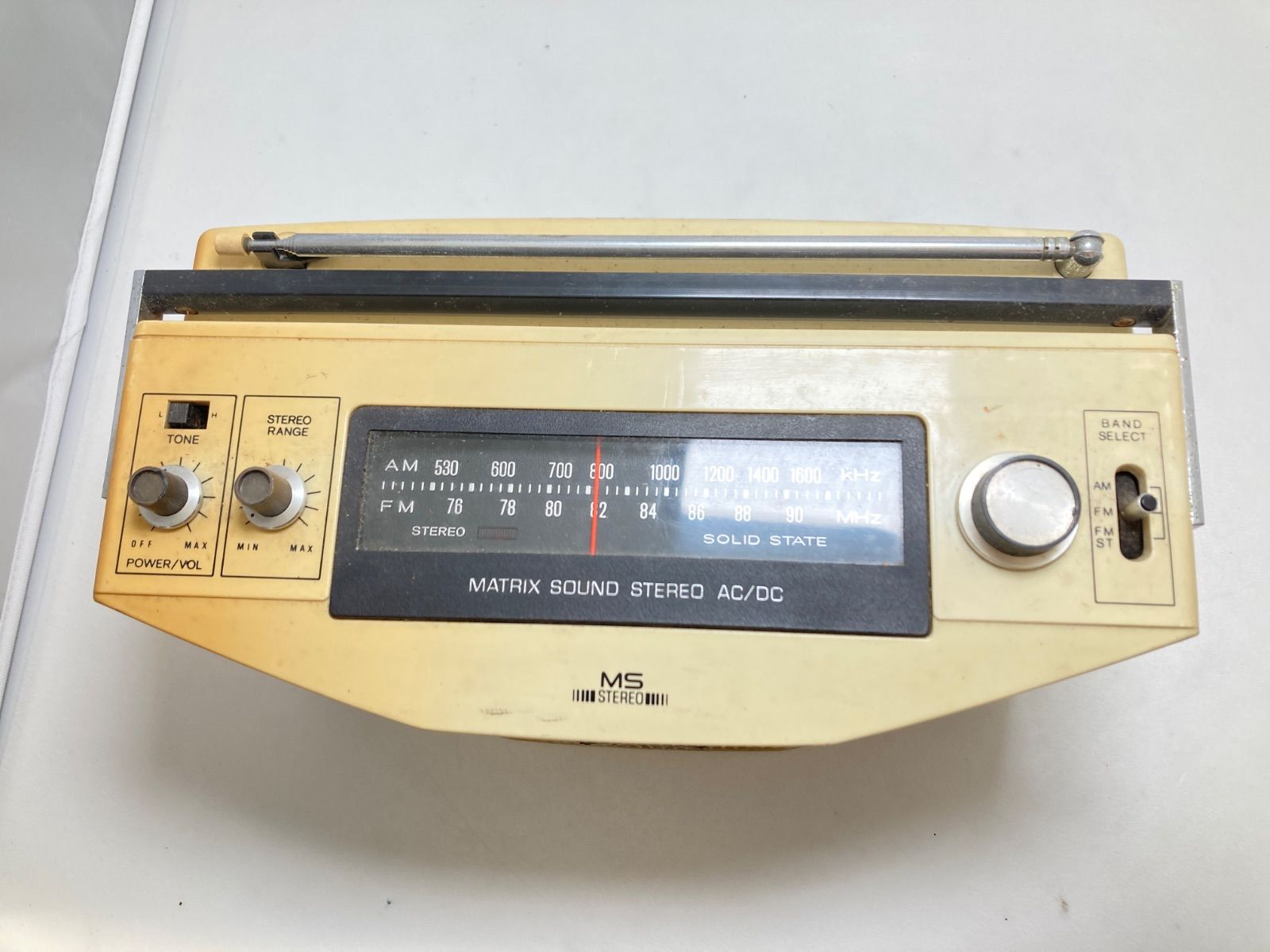 SONY MS-3300 マトリックスサウンドステレオラジオ AC/DC オーディオ機器 SONY MS-3300 マトリックスサウンドステレオラジオ AC/DC