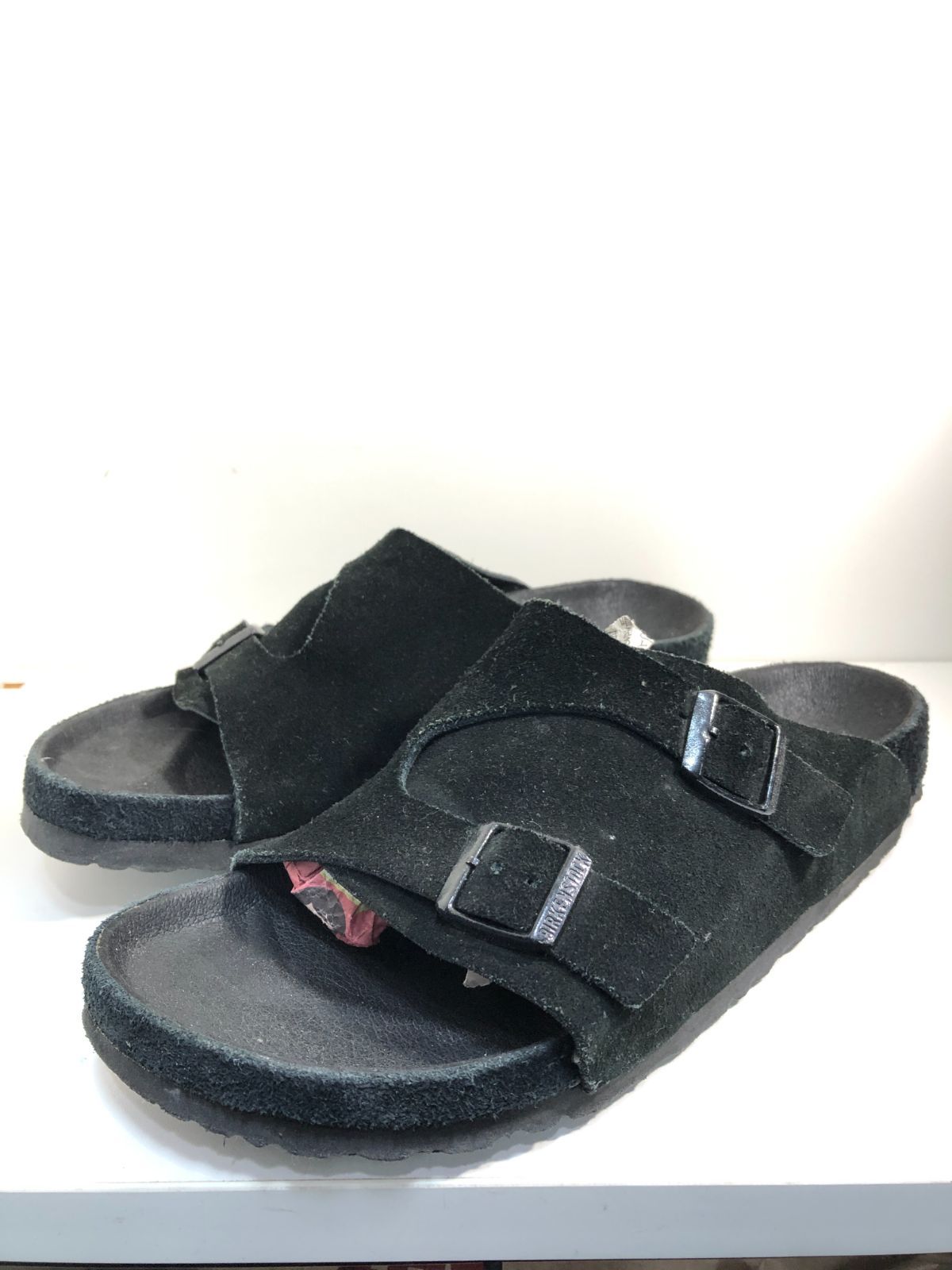 076080 BIRKENSTOCK BEAMS ZURICH サンダル 28cm ブラック スエード スウェード チューリッヒ ビルケンシュトック ビームス