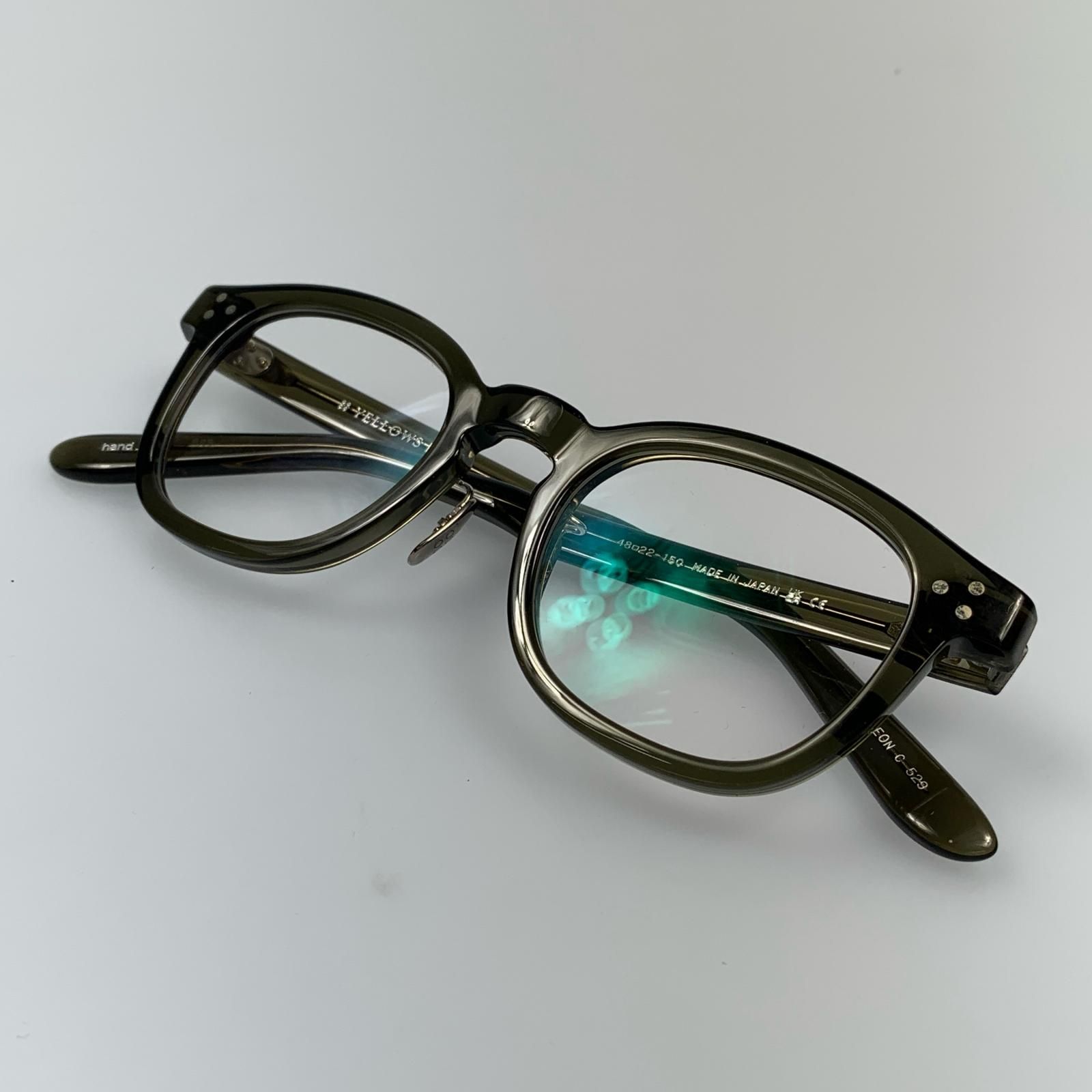 【姫路東店】 中古 YELLOWS PLUS イエローズプラス メガネ LEON ｻｲｽﾞ:48□22 【116】