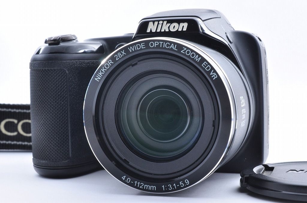 【2ヶ月保証付き】Nikon COOLPIX L340 コンデジ 28倍光学ズーム 動作確認済み ＃1615