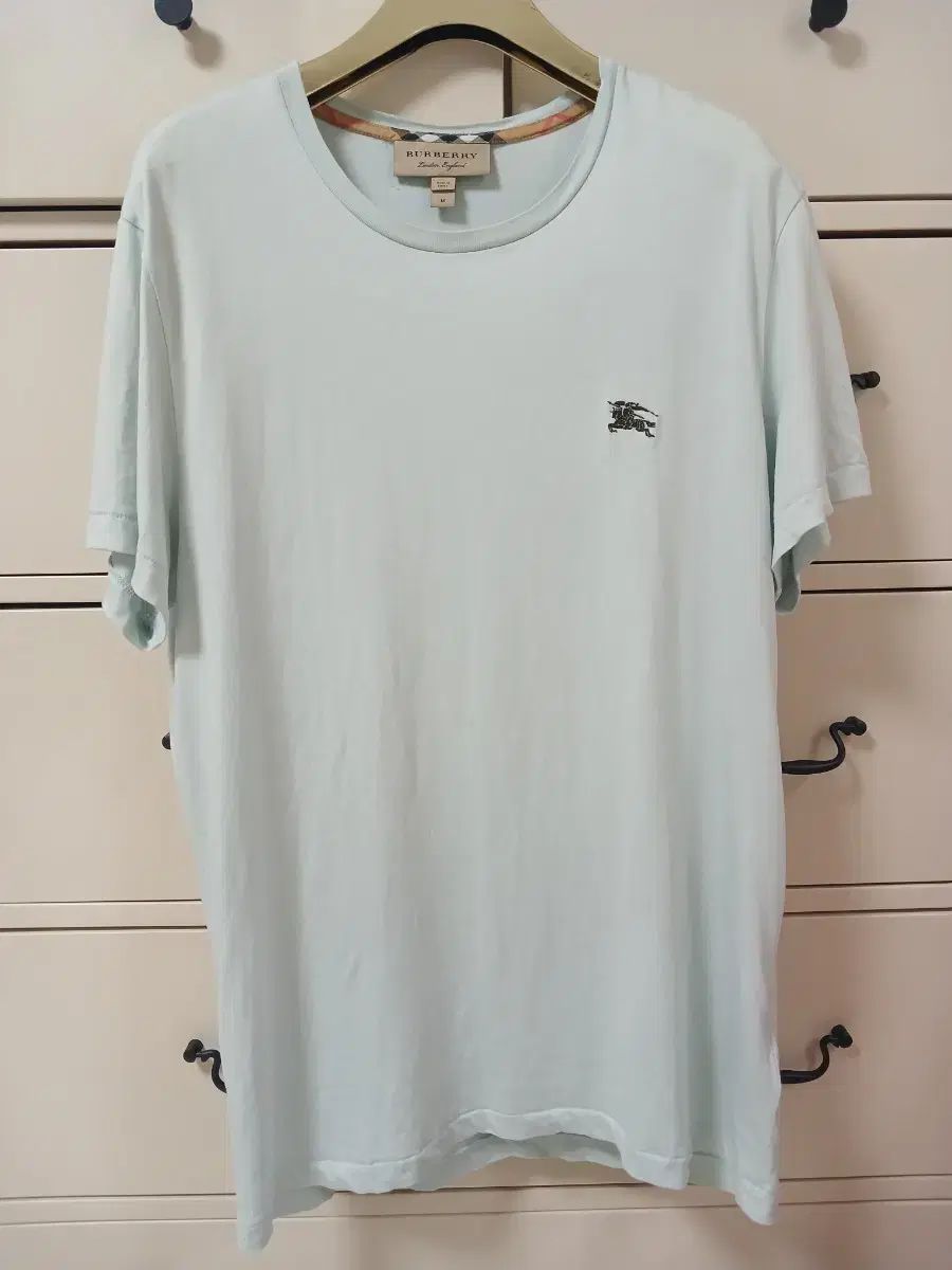 バーバリー コットン クルーネック 半袖Tシャツ (M)
