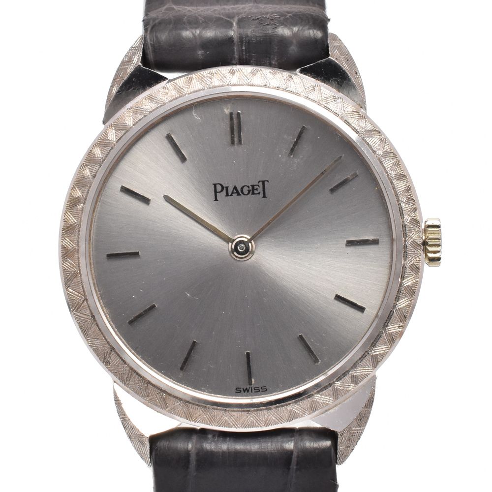 Piaget PIAGET 924 Vintage Dress Watch K18WG Cal.9P1 Gray Handwound Ladies Good Quality Watch Y #146291