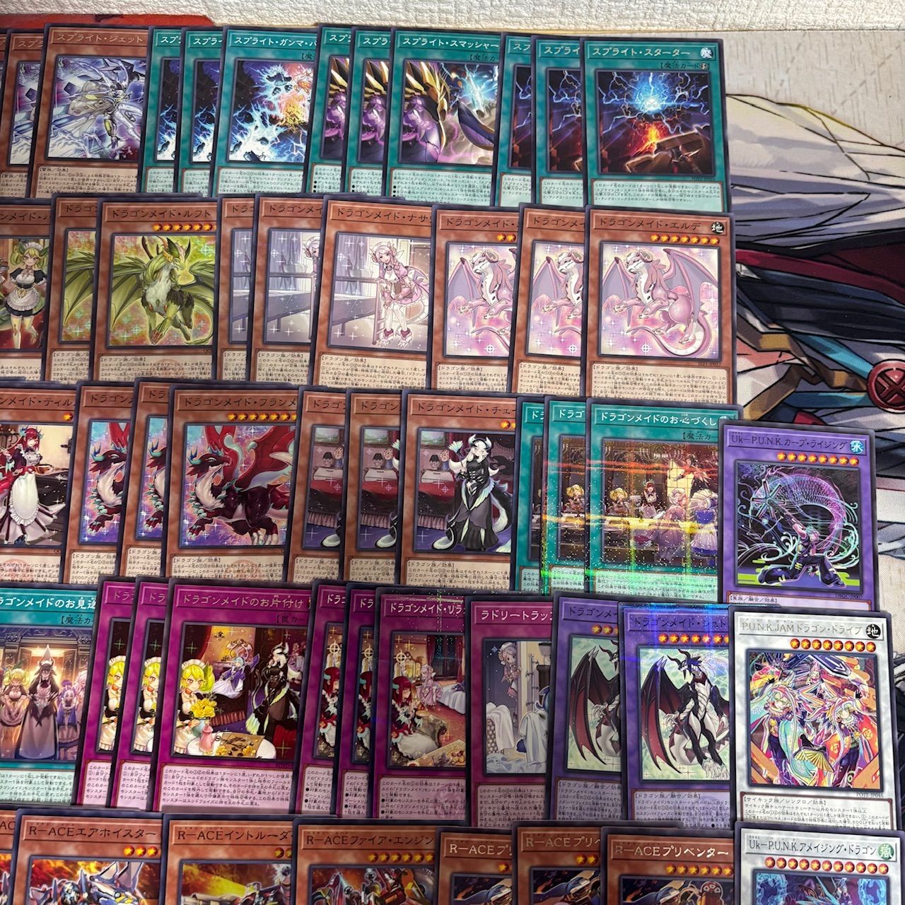 【UNION AREANA】電王デッキ ほぼフルパラデッキ ※補助パーツ付き nvq88 2 スプライト R-ACE ドラゴンメイド P.U.N.K. ほぼデッキ！ 混合