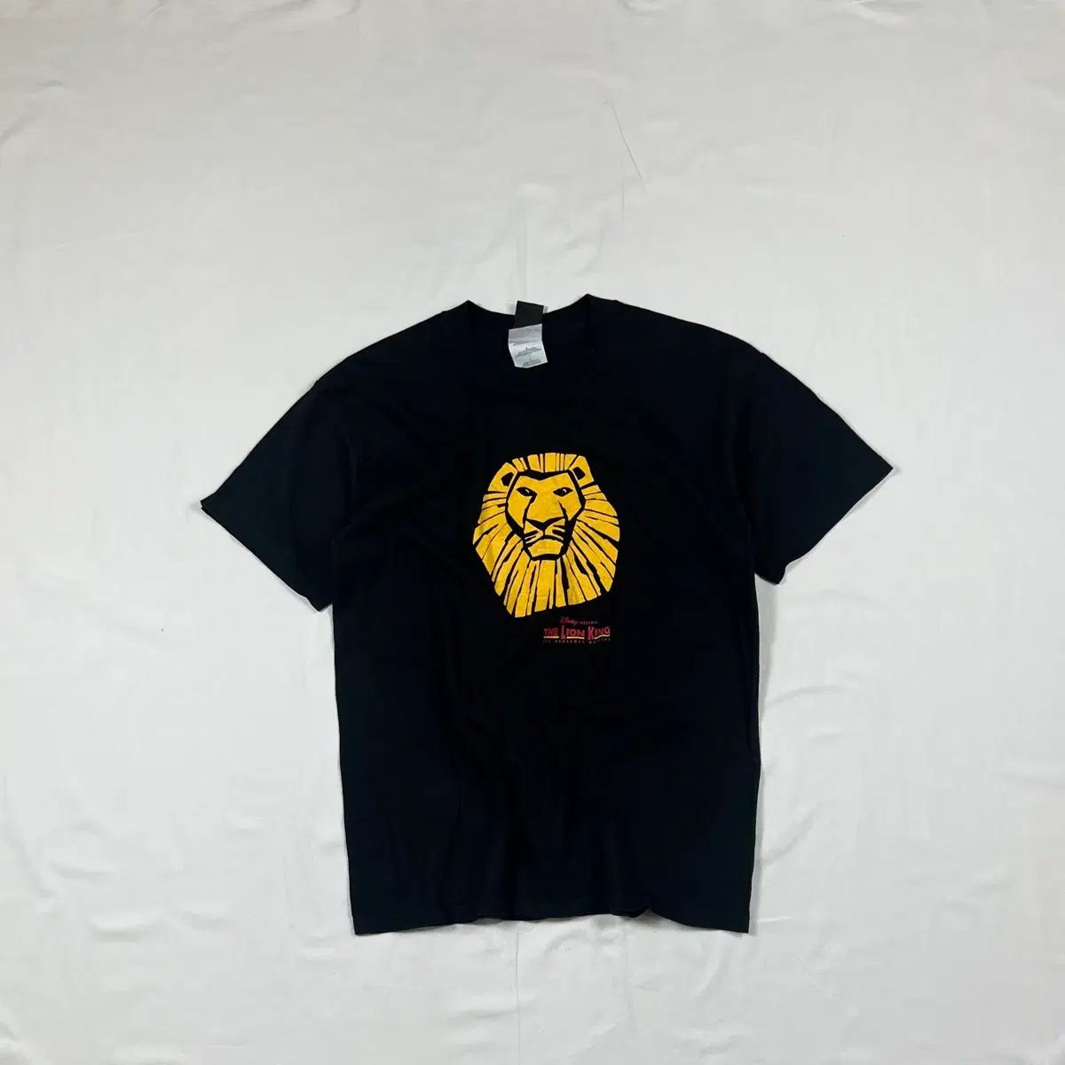 90s ライオンキング ブロードウェイ プリント 半袖Tシャツ