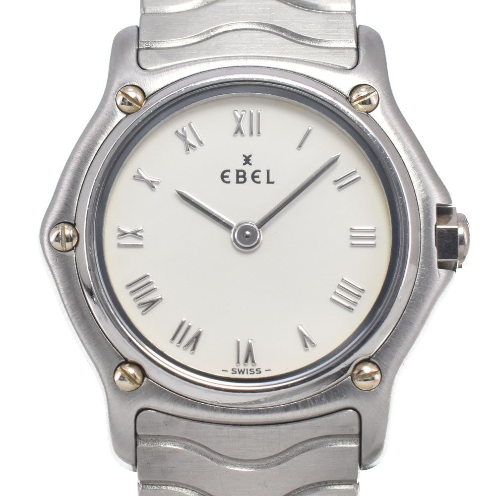 エベル EBEL 9057901 スポーツ クラシック ホワイト クォーツ 