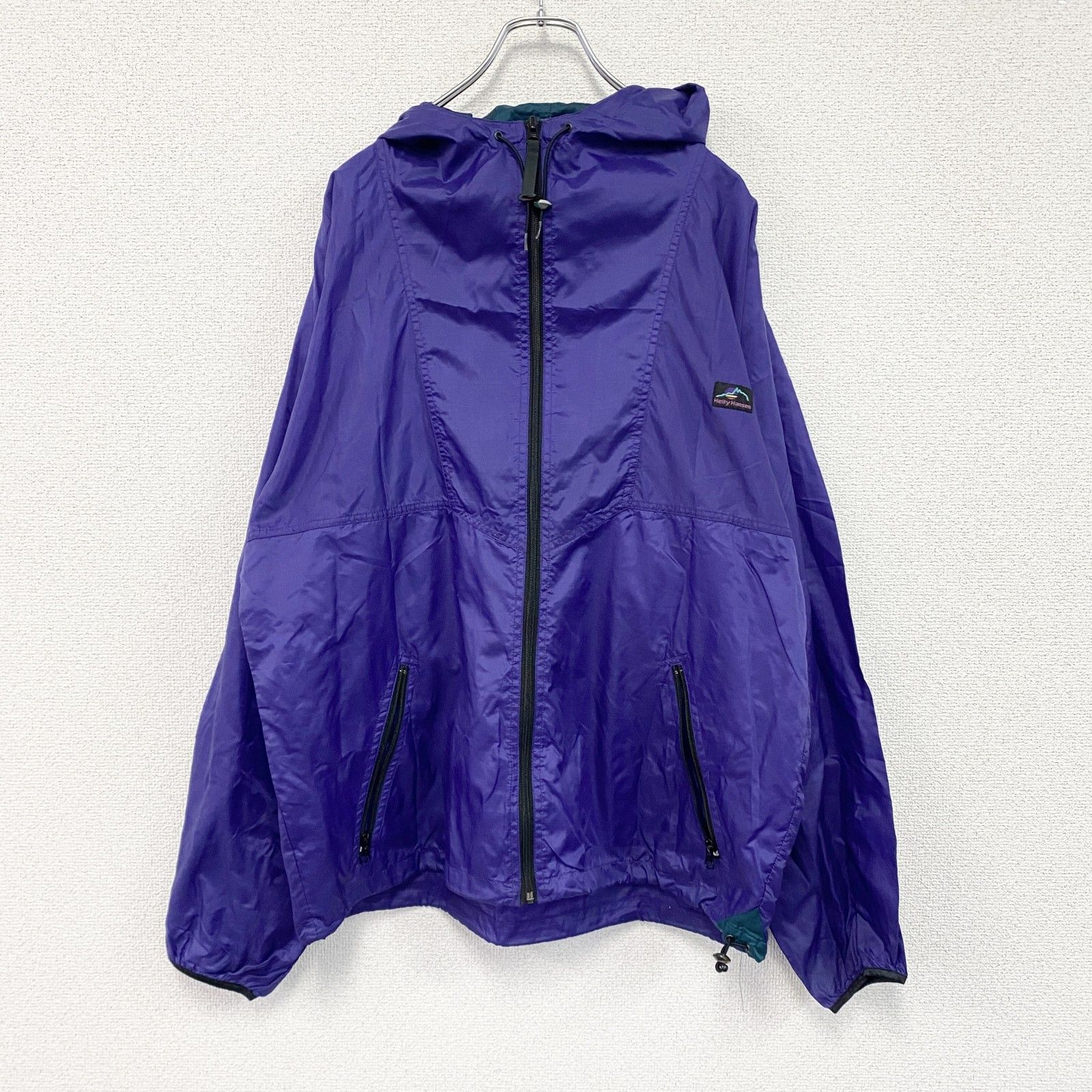 HELLY HANSEN ヘリーハンセン フルジップナイロンジャケット 紫 