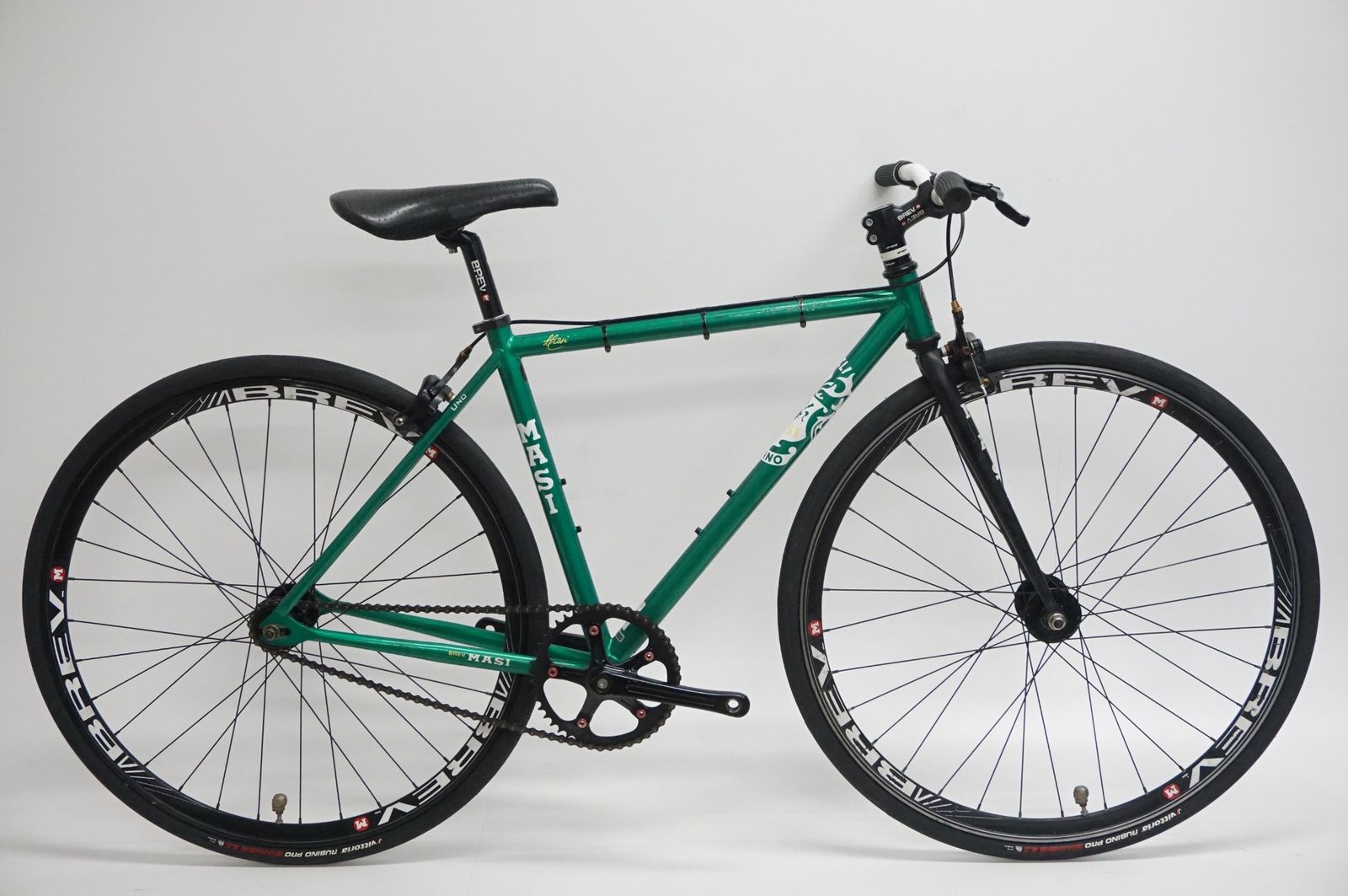 MASI ピストバイク グリーン オレンジホイール MASI 「マジィ」 FIXED UNO RISER 2015年頃 ピストバイク / バイチャリ
