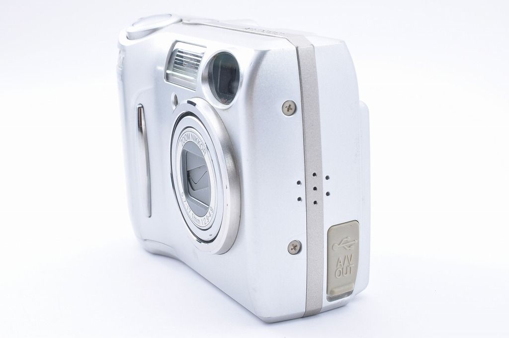2ヶ月保証付き】Nikon COOLPIX E5600 シルバー レトロデジカメ