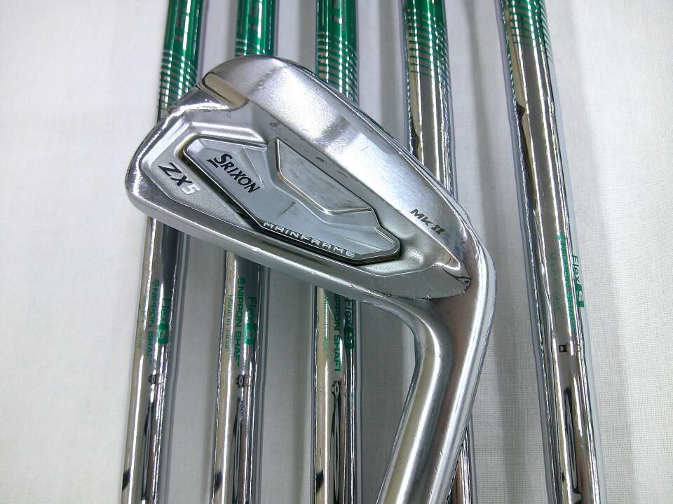 ダンロップ　SRIXON ZX5 Mk2　NSプロ950GH neo DST　Sフレックス　アイアンセット　中古　ゴルフドゥ！いわき店【最短即日発送】