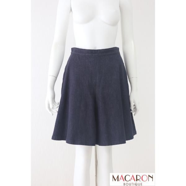 FOXEY　デニムショートパンツ　キュロット　40536　紺/ネイビー　インディゴ　フォクシー