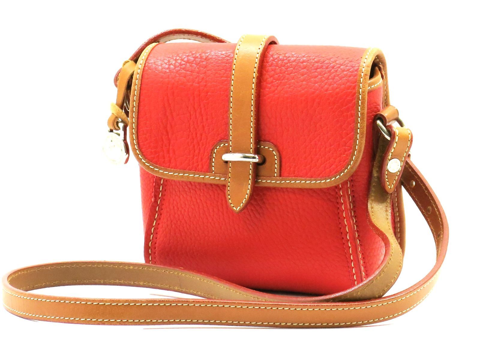 ドゥーニーバーク　ショルダーバッグ　米製　赤　Dooney & Bourke　18715407