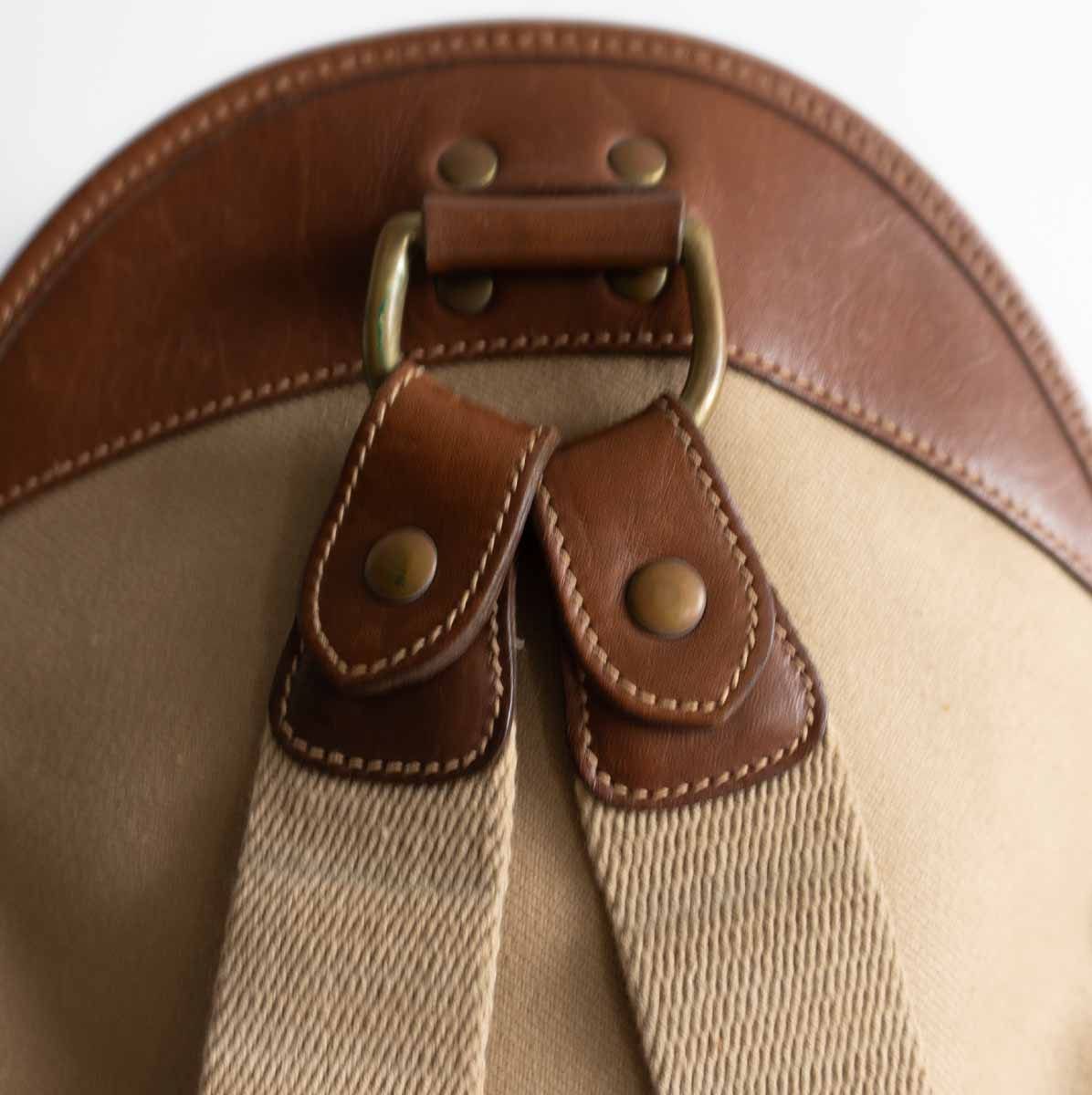 希少/美品】GHURKA 【NO.33 キャンバス×レザー リュックサック】【MH
