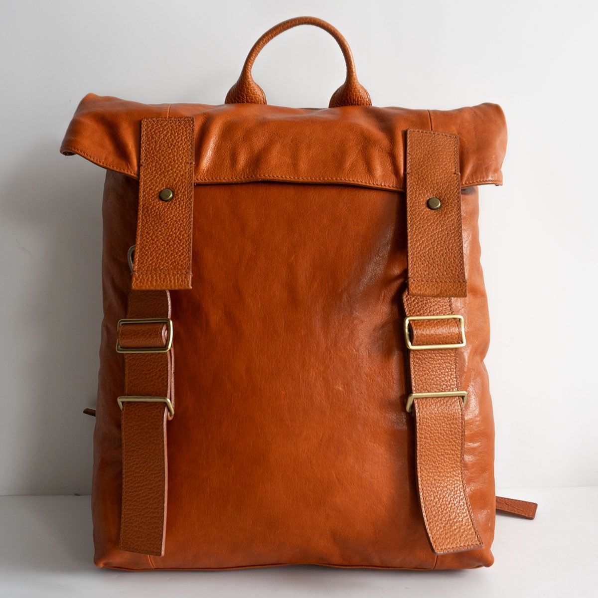 美品】dan genten 【レザー バックパック 】 ブラウン リュック ダン 