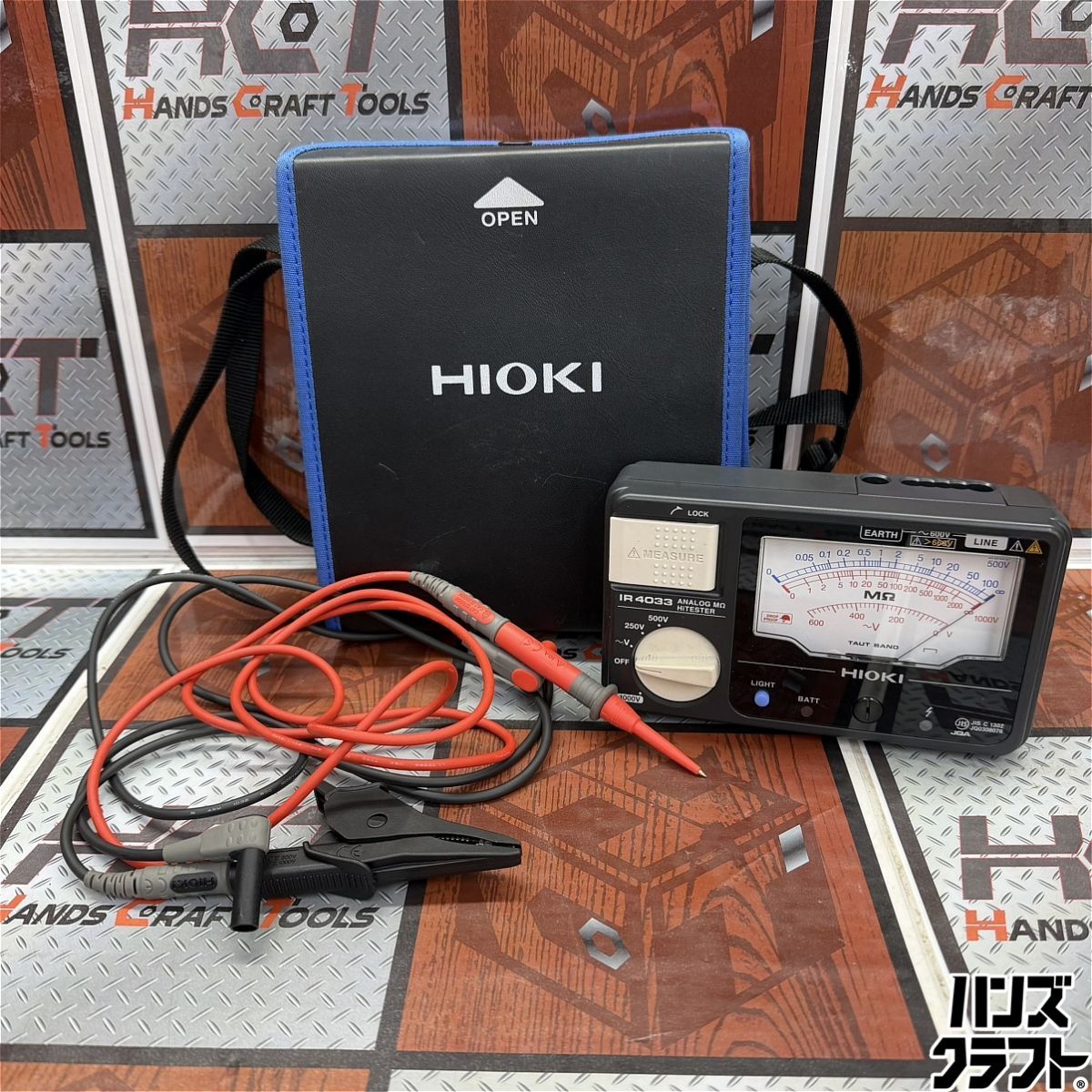 ◇【中古】HIOKI IR4033 絶縁抵抗計 アナログメグオームハイテスタ 3 