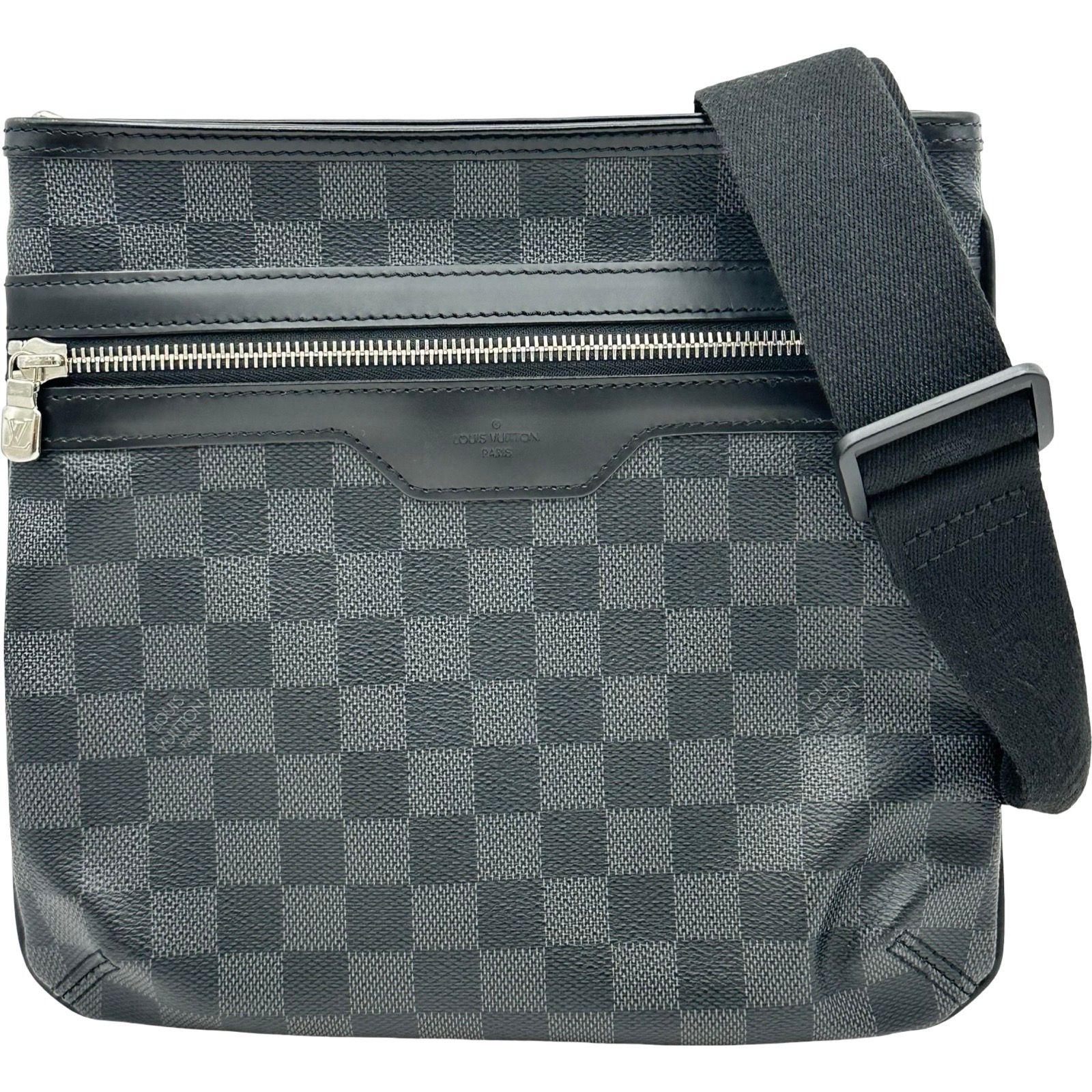 ルイ・ヴィトン LOUIS VUITTON トマス N58028 ブラック グラフィット メンズ ショルダーバッグ