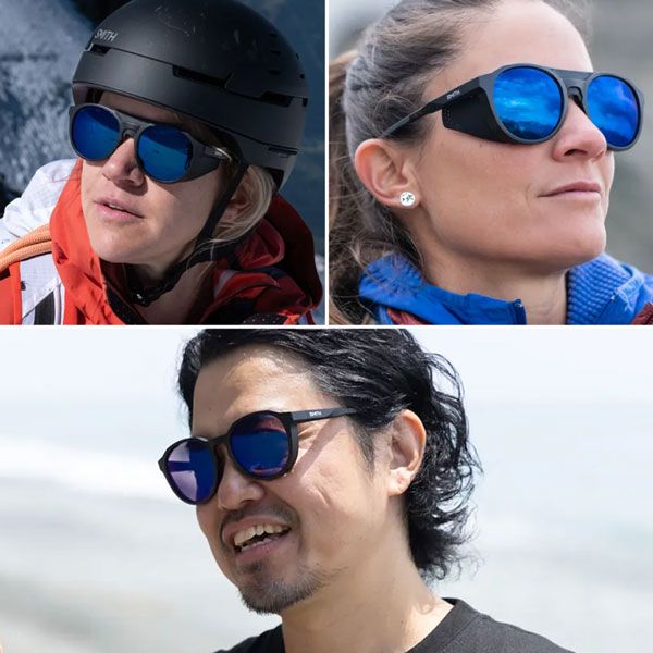 SMITH スミス VENTURE ベンチャー MATTE BLACK CP-GLACIER PHOTOCHROMIC COPPER BLUE MIRROR クロマポップ調光レンズ サングラス 釣り 登山 ゴルフ 自転車 ラン ドライブ ウインタースポーツ