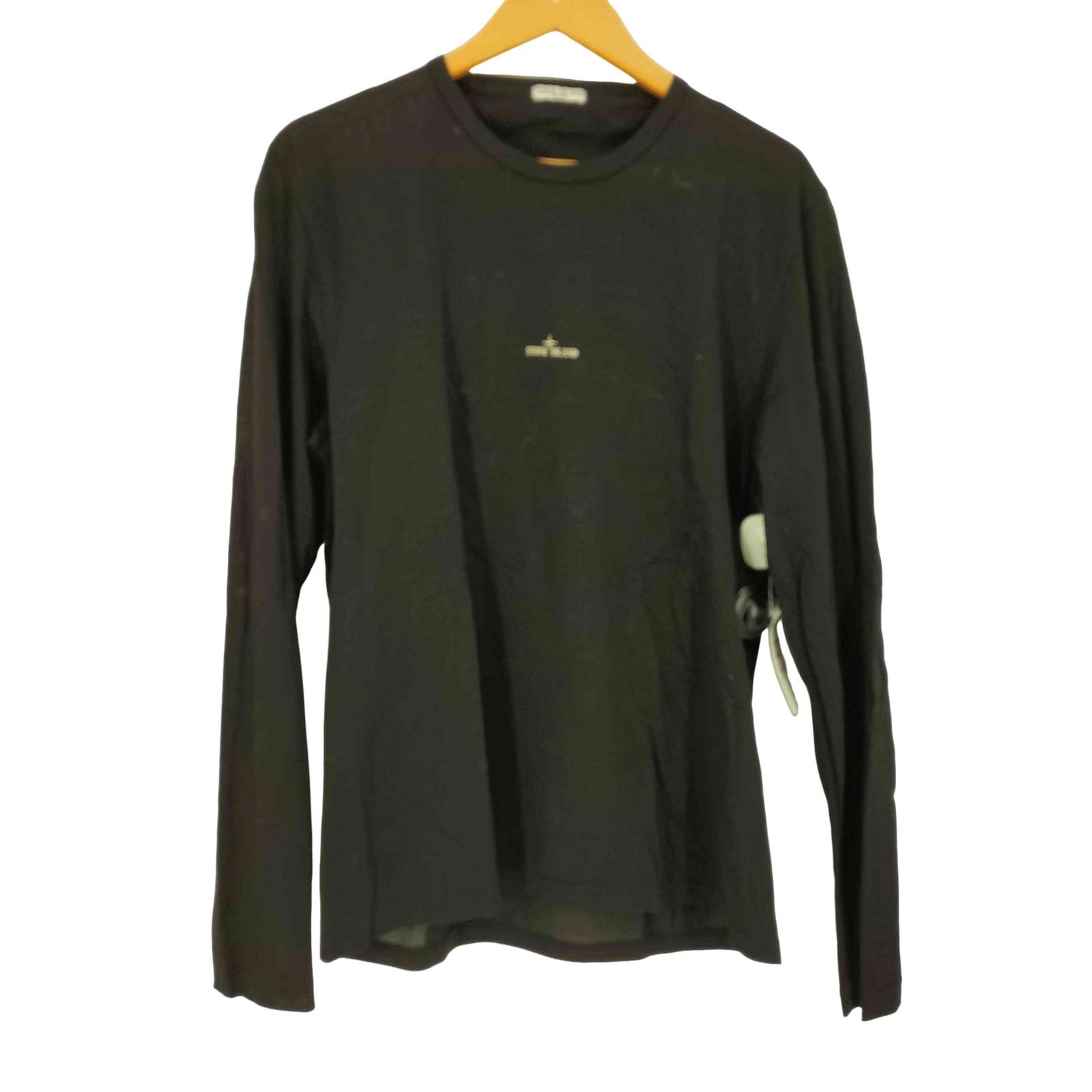 ストーンアイランド STONE ISLAND 00S 07SS ポールハーヴェイ期 フロントロゴ メッシュ L/S カットソー メンズ import：L