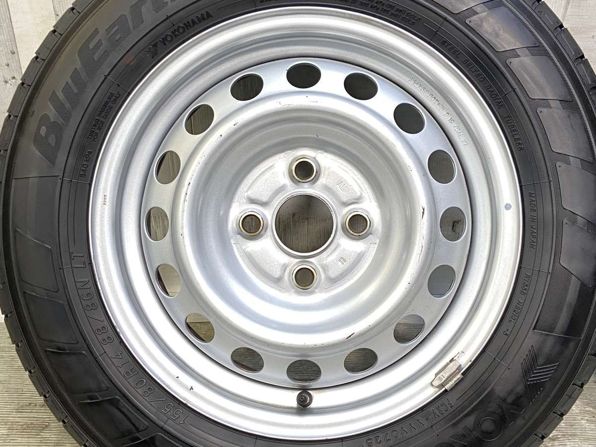 155/80R14 88/86N LT ヨコハマ ブルーアースVAN RY55 トヨタ純正 AL