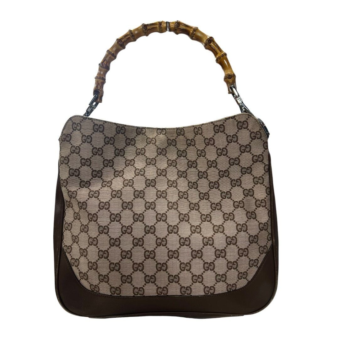 グッチ ハンドバッグ Monogram Canvas, Leather Bamb 27,625円
