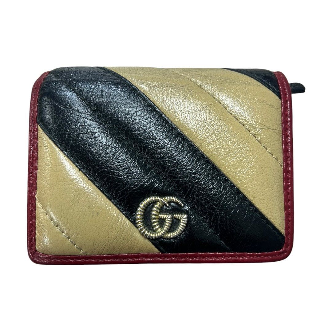 グッチ 財布 Matelassé Leather GG Marmont Mate