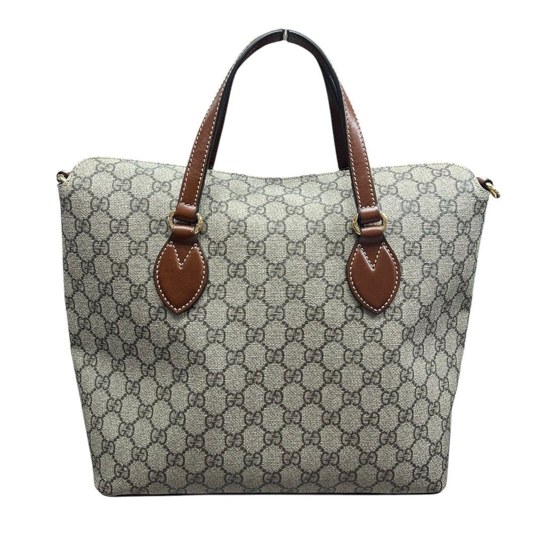 グッチ ハンドバッグ GG Supreme Canvas, Leather GG