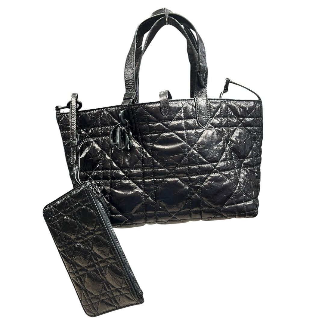 ディオール ハンドバッグ CHRISTIAN Glazed Leather C