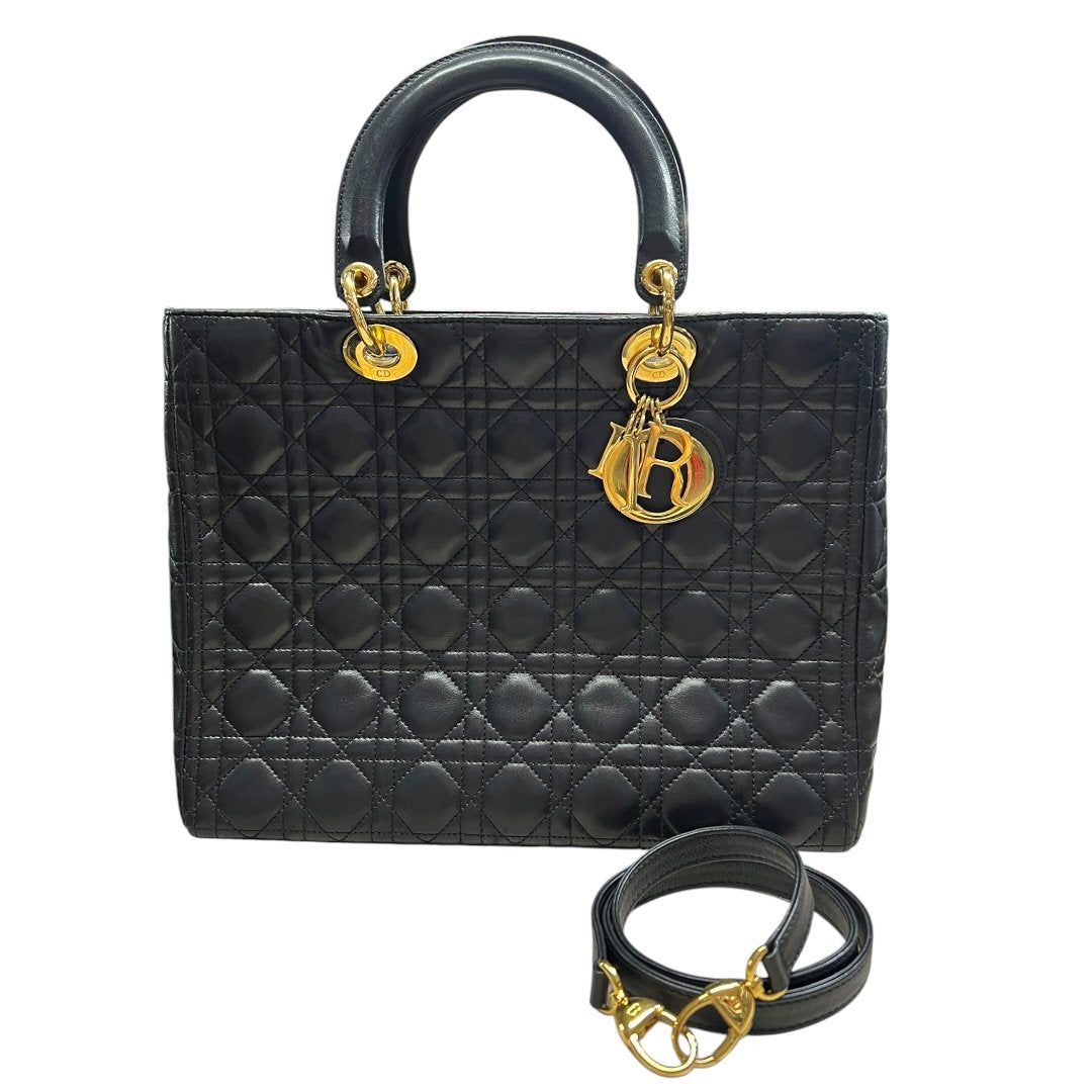 ディオール ハンドバッグ CHRISTIAN Quilted Leather