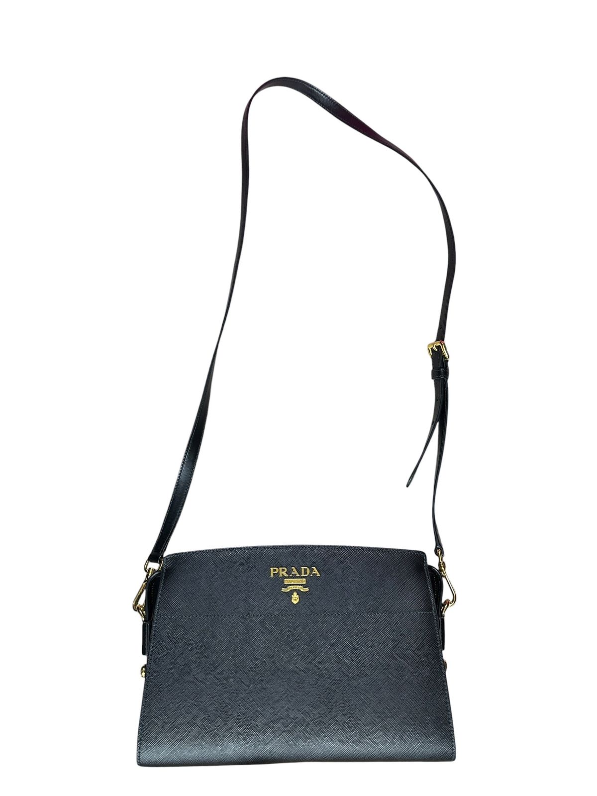 プラダ ハンドバッグ Saffiano Lux Leather Crossbod