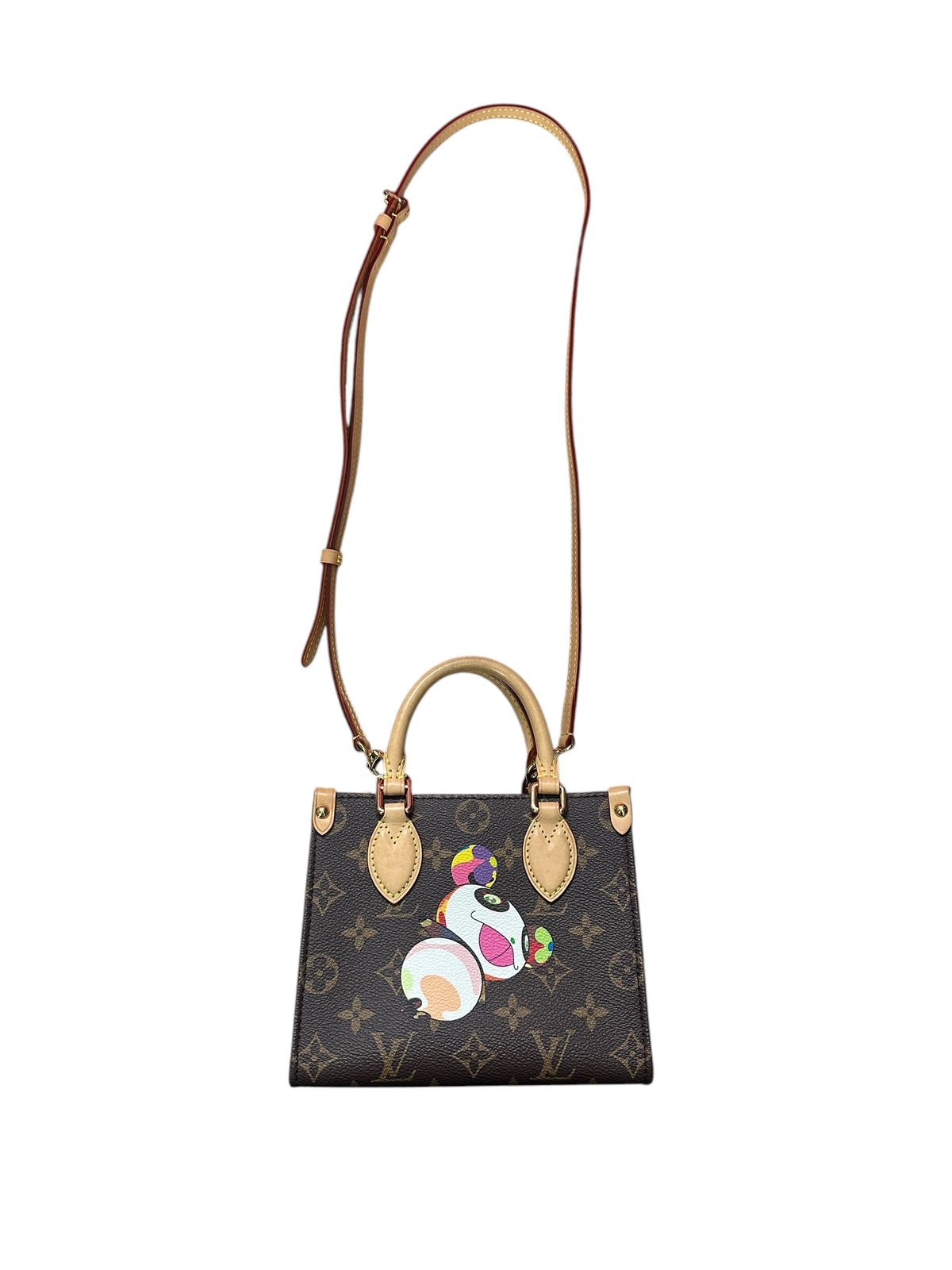 ルイヴィトン ハンドバッグ x Murakami Monogram Nano O