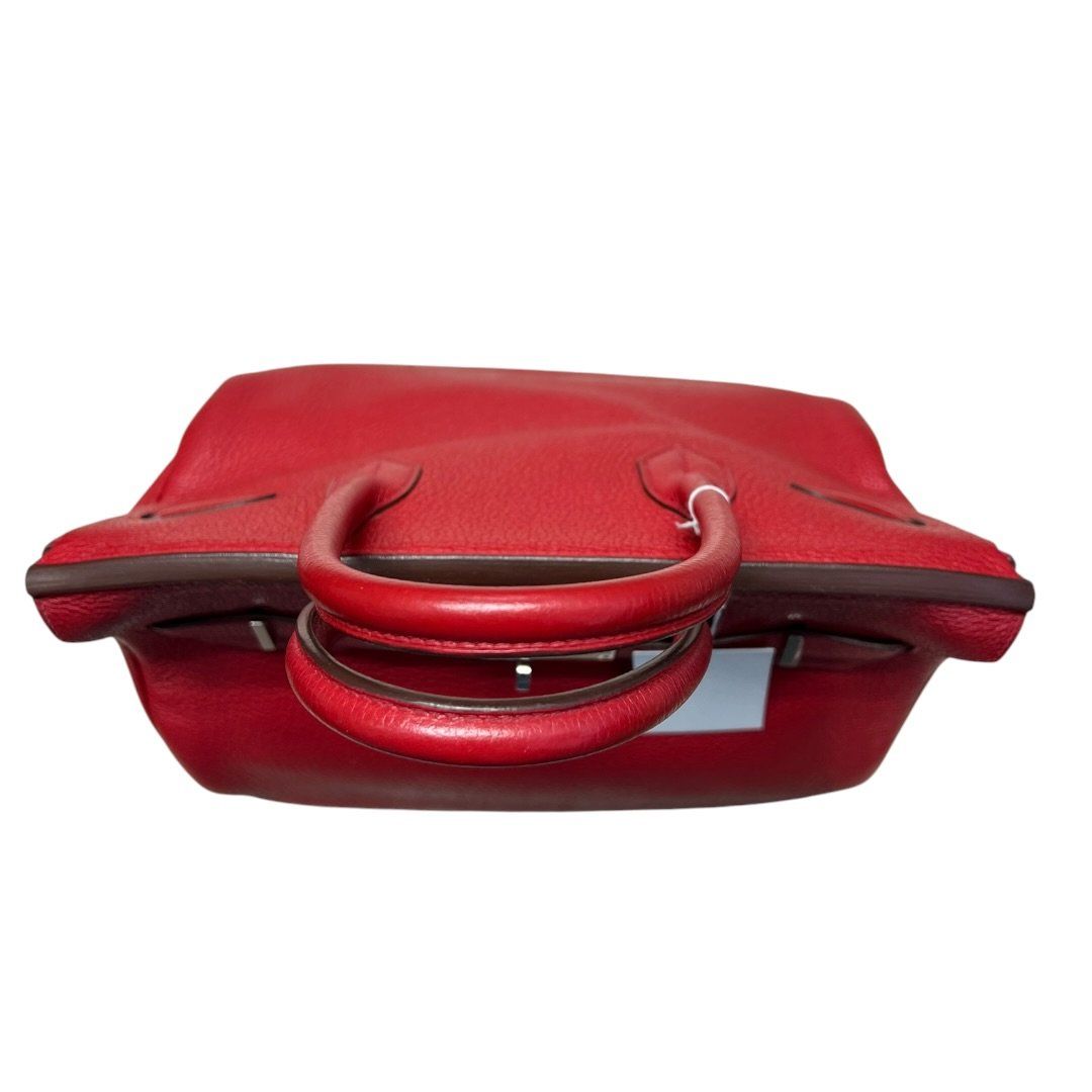 エルメス ハンドバッグ Clemence Birkin Handbag Red