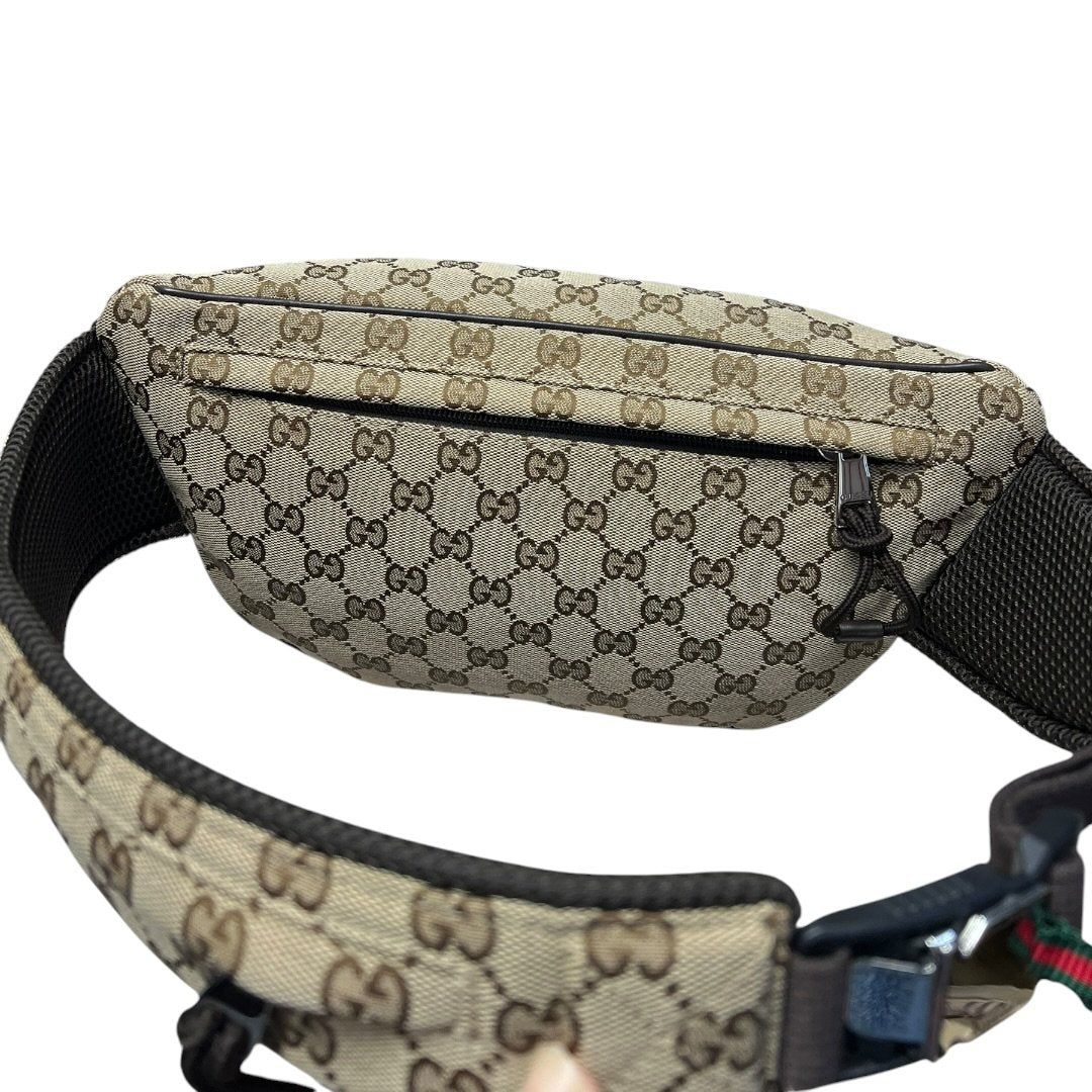 グッチ ハンドバッグ GG Canvas Belt Bag Beige and