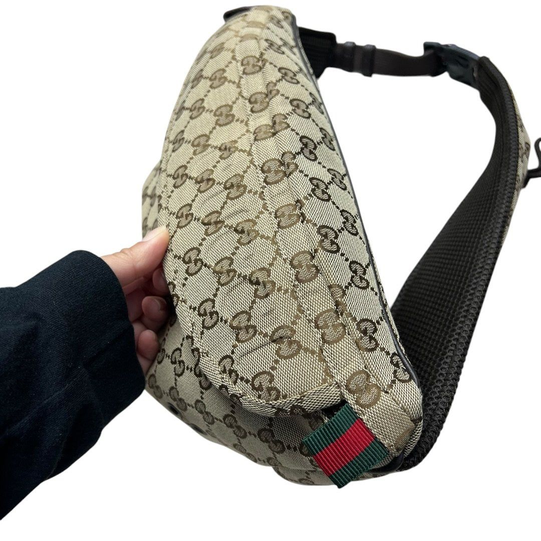 グッチ ハンドバッグ GG Canvas Belt Bag Beige and