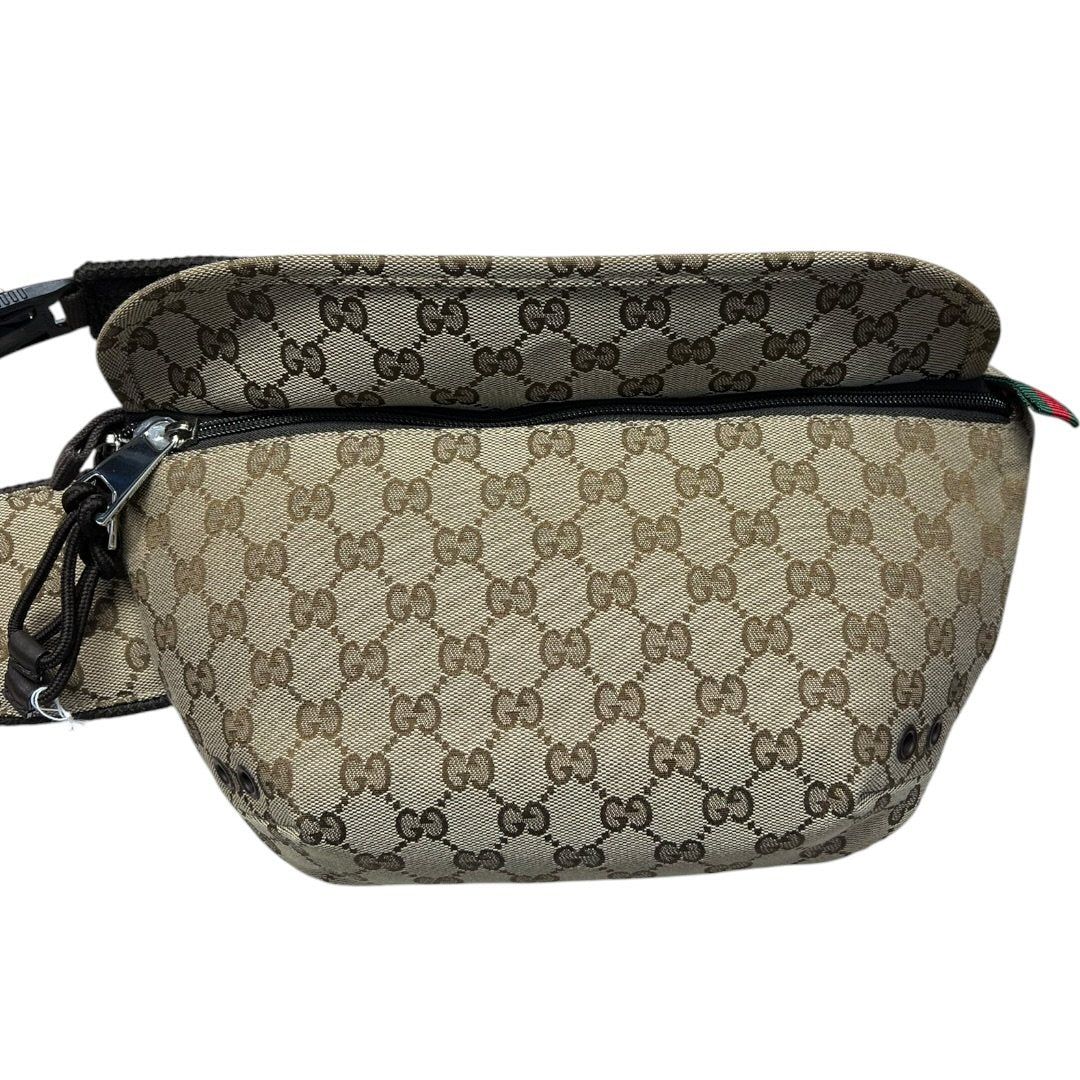 グッチ ハンドバッグ GG Canvas Belt Bag Beige and