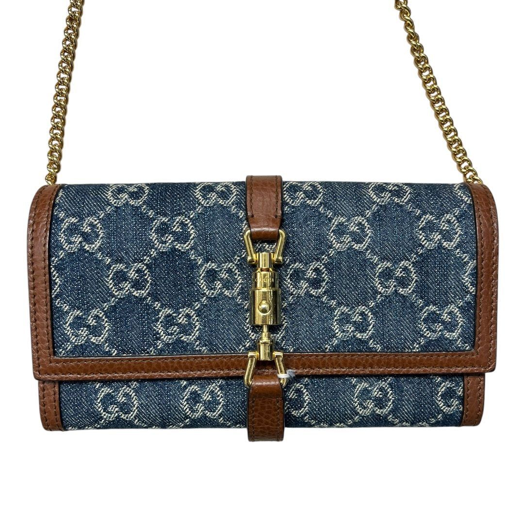 グッチ 財布 Monogram Denim, Leather Jackie 19 グッチ 財布 Monogram Denim, Leather Jackie 19