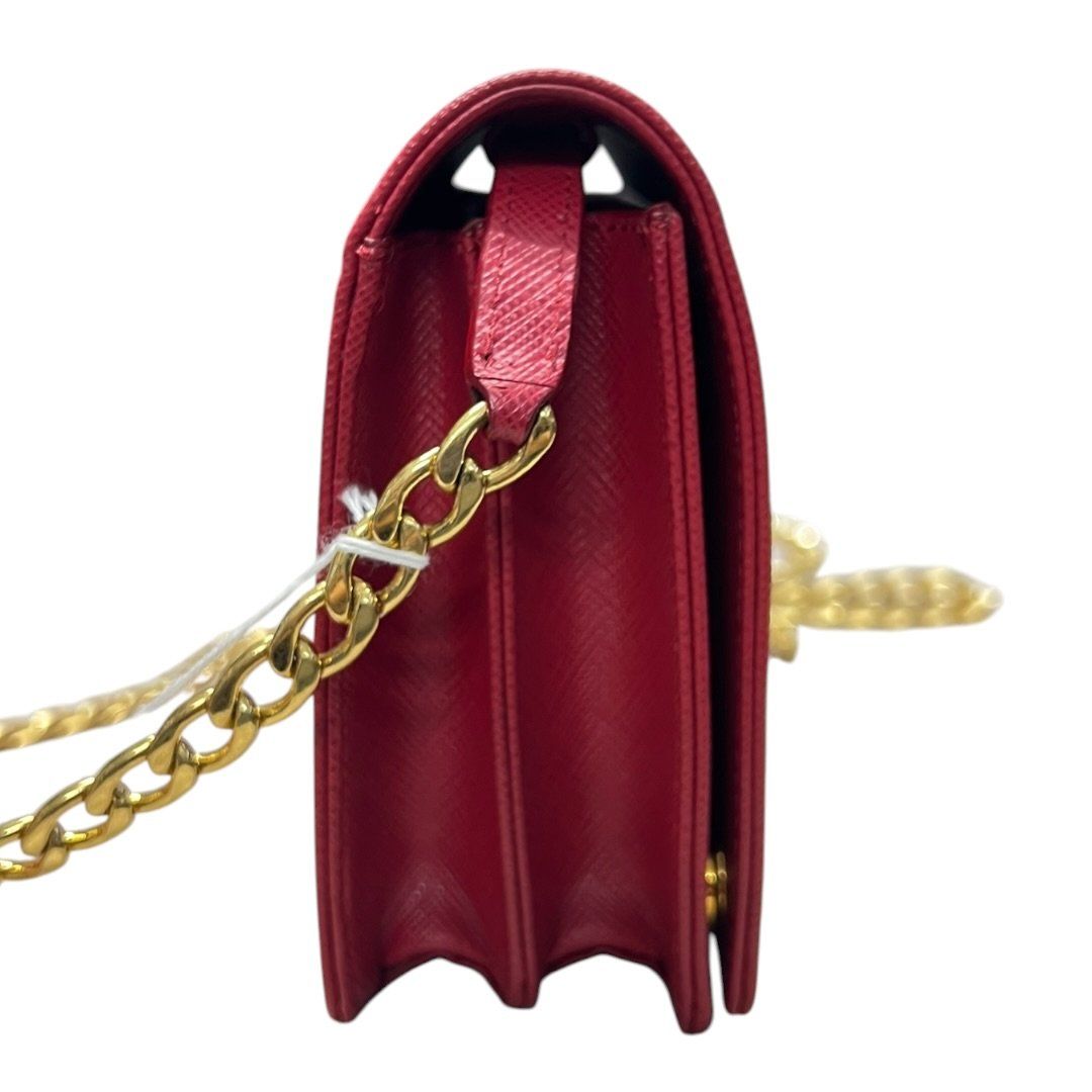 プラダ ハンドバッグ Saffiano Wallet on Chain Shou