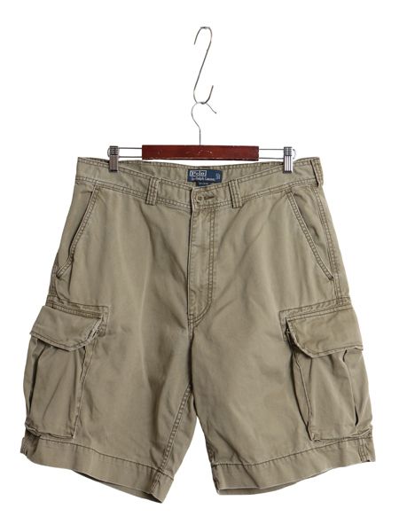 00s ポロ ラルフローレン カーゴ ショーツ メンズ 36 古着 オールド ヴィンテージ 加工 チノ ショートパンツ ミリタリー タイプ M-65 M-51