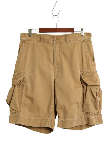 00s ポロ ラルフローレン カーゴ ショーツ メンズ 33 オールド ヴィンテージ 加工 チノパン ショートパンツ ミリタリー タイプ M-65 M-51
