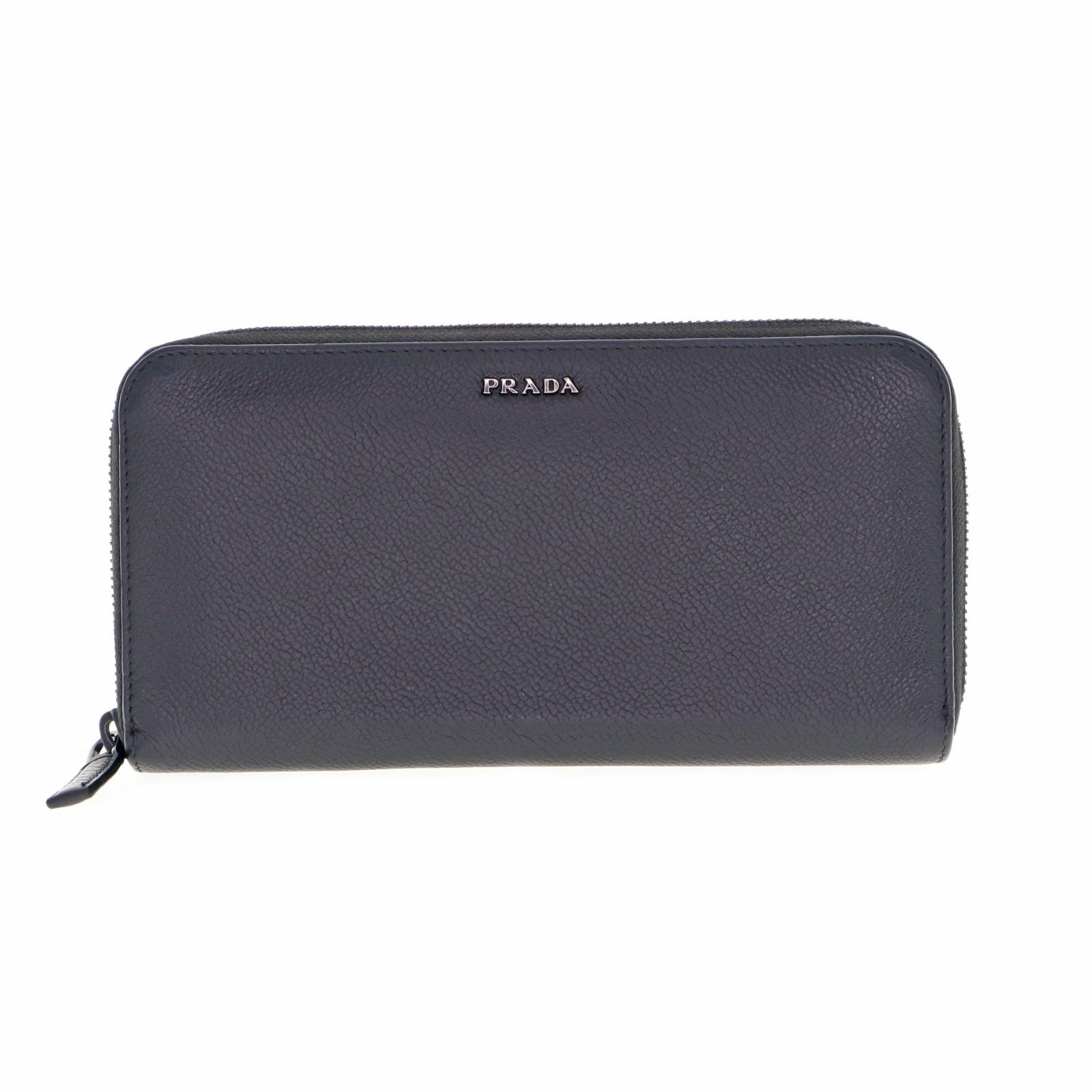 【中古】PRADA プラダ 2ML317 ラウンドファスナー長財布 レディース メンズ 財布 ブラック ブランド